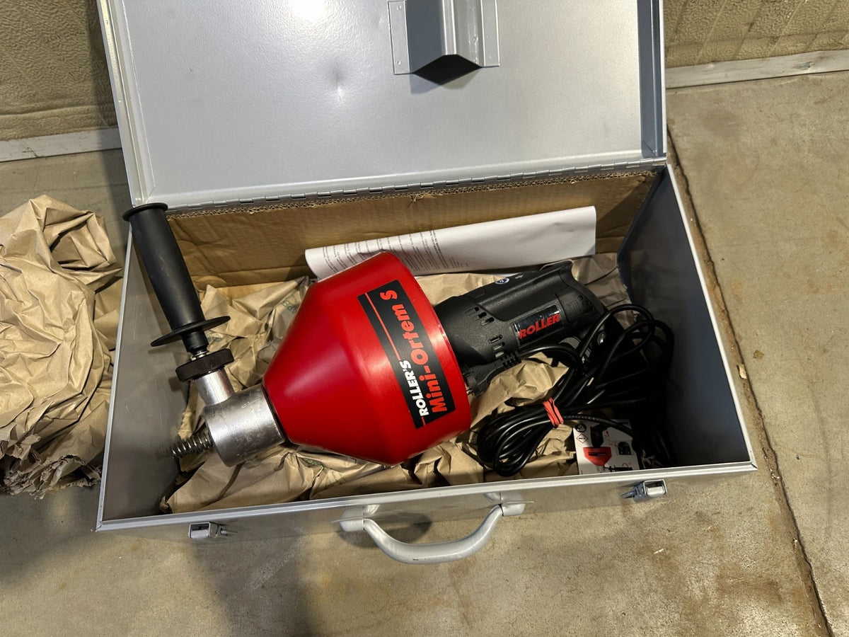 Roller Mini Ortem S Nr 170023 Rohrreinigungsgerät Spirale im Koffer REMS Cobra