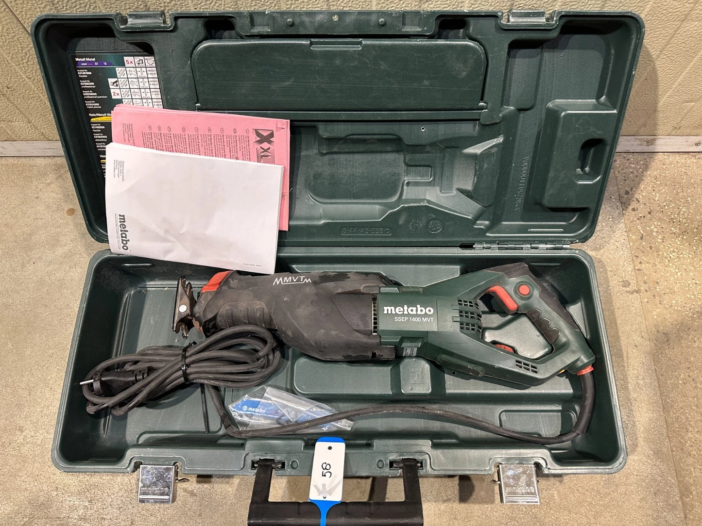 Metabo SSEP 1400 MVT reciprozaag - 606178500 Nr.58 4007430292995