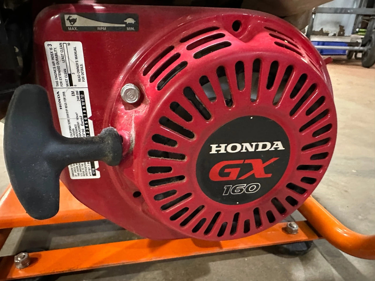 KOSHIN Japan Benzine-beregeningspomp 3" SEH-80X 1100 l/min, Honda Motor Wacker