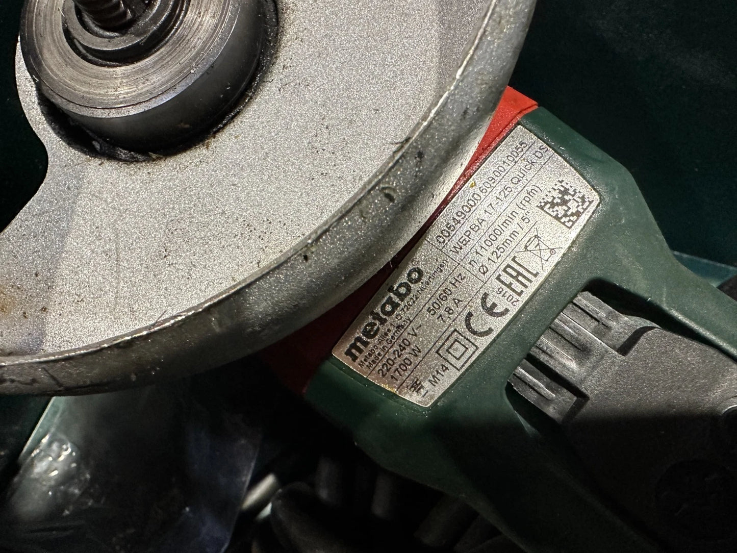 Metabo WEPBA 17-125 QUICK DS Haakse slijper Nr.113