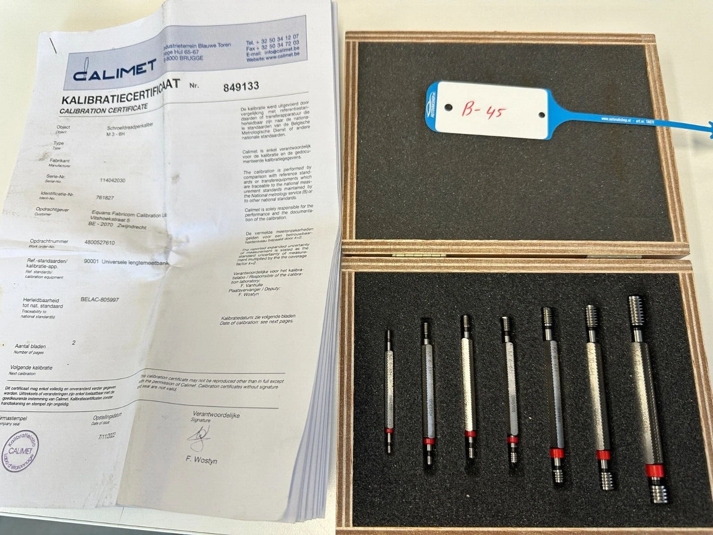 Hoffmann Group schroefdraadbegrenzer plugmeterset M3-M12