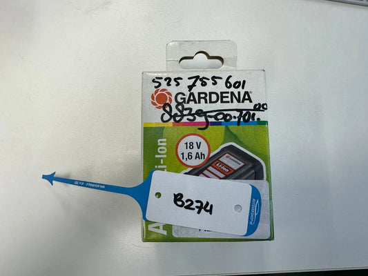 Gardena 18,25V 1,5Ah Gardena 18V 1,6Ah