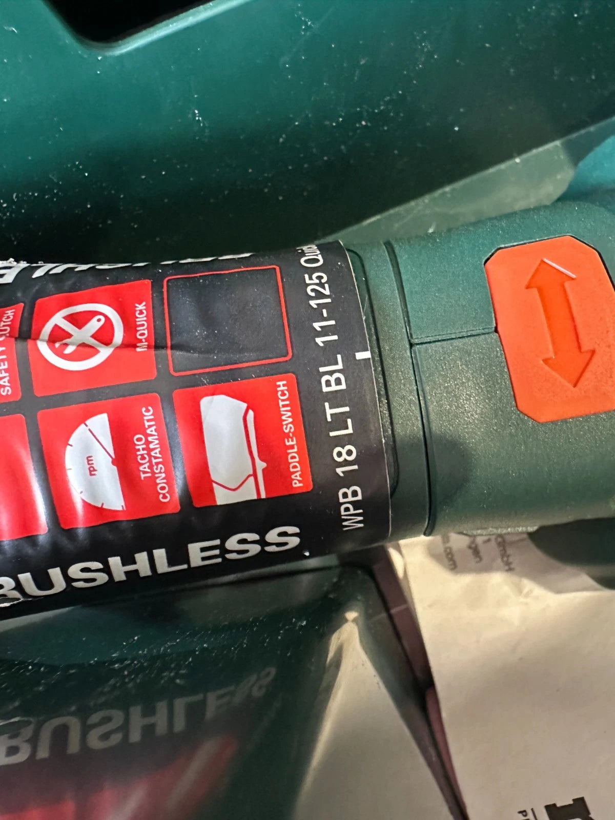 Metabo WPB 18 LT BL 11-125 QUICK demonstratietoestel nr. 46