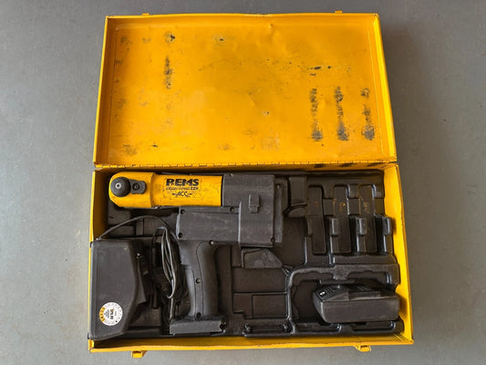 Rems strijkpers, draadloze pers, 22V-voeding.