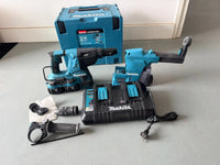 Makita DHR  281 + DX 09  mit Akku/Ladegerät 36V  mit 2x 18V 5.0Ah Akkus