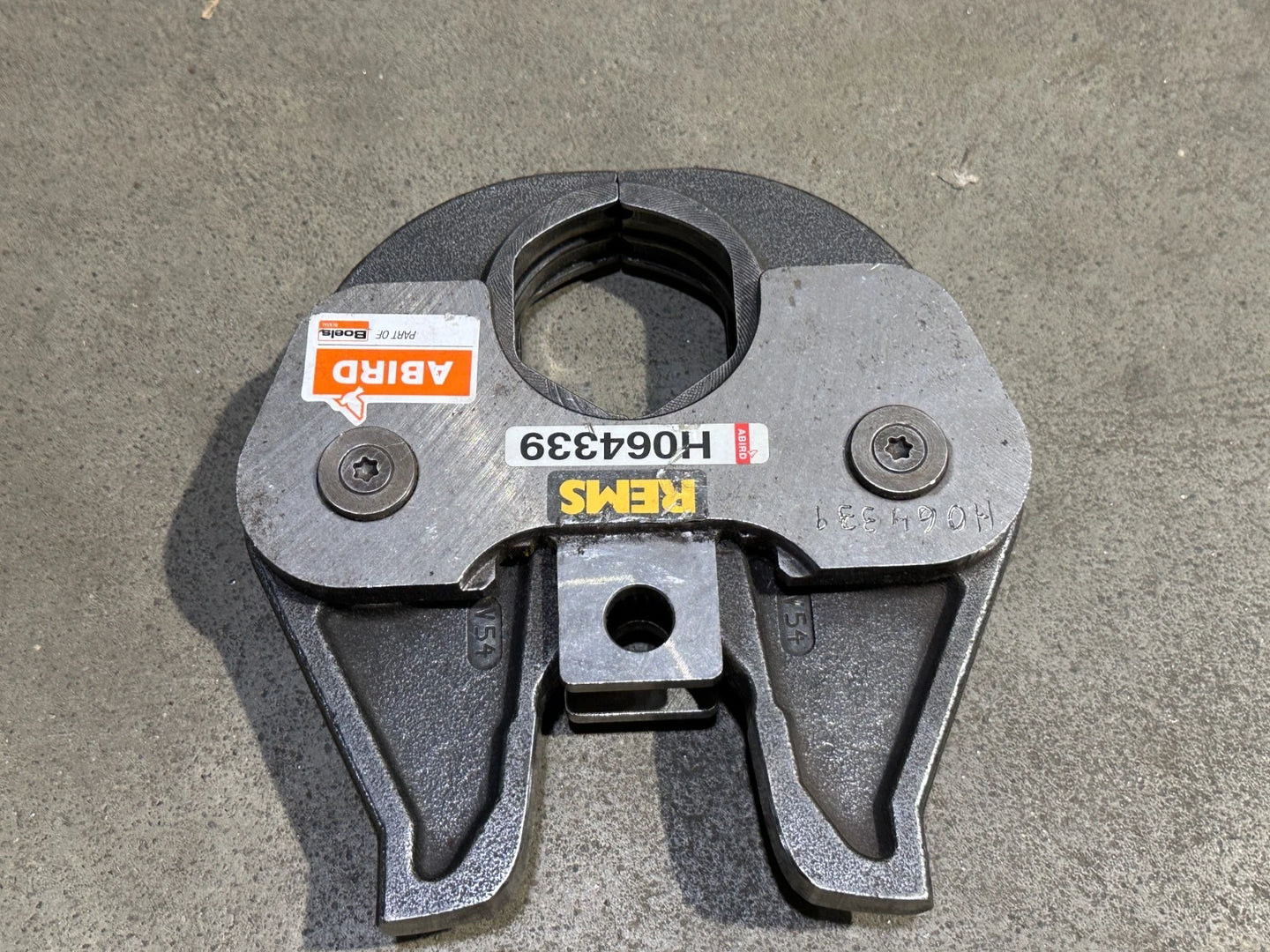 Rems Pressbacke V54 für Viega Profipress Fittinge, Presszange Pressmaschine