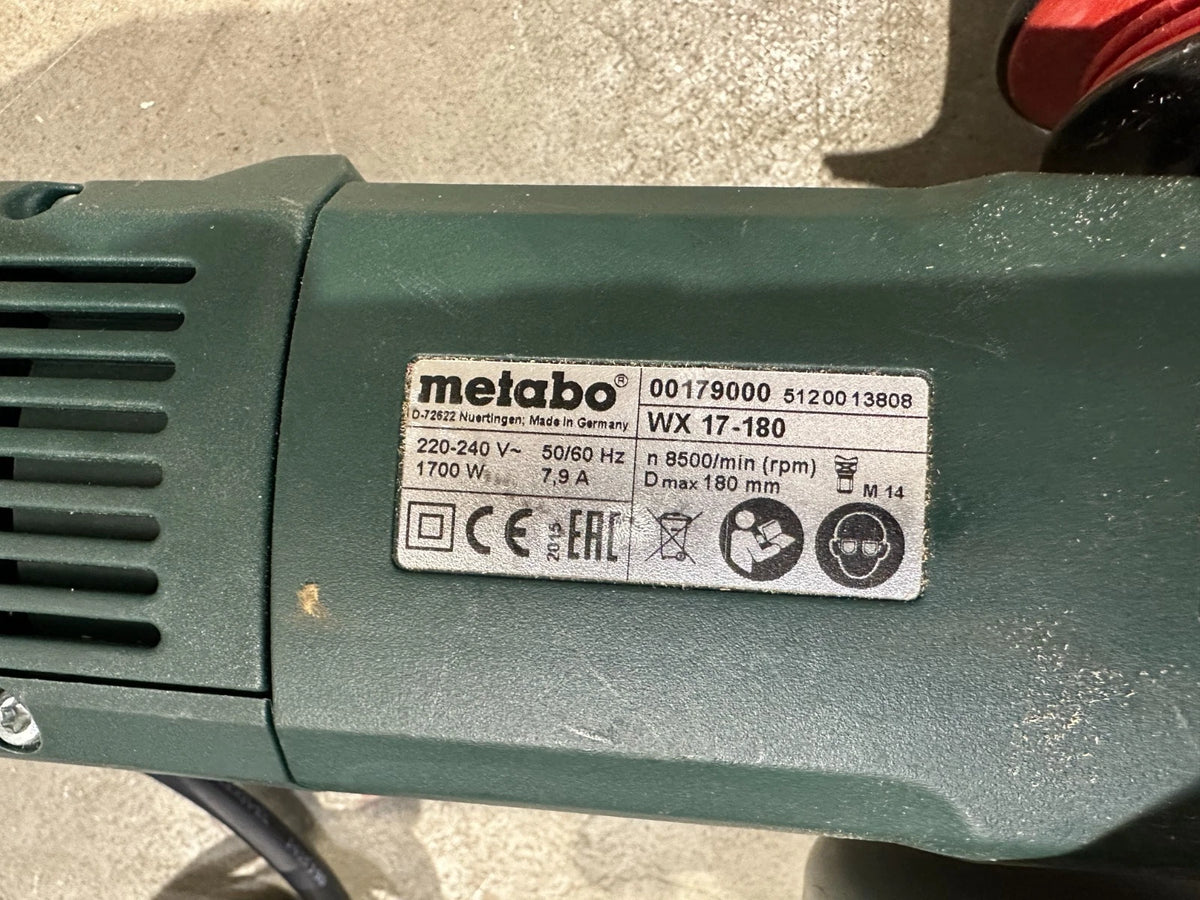 Metabo WX 17-180 Haakse slijper Nr.103