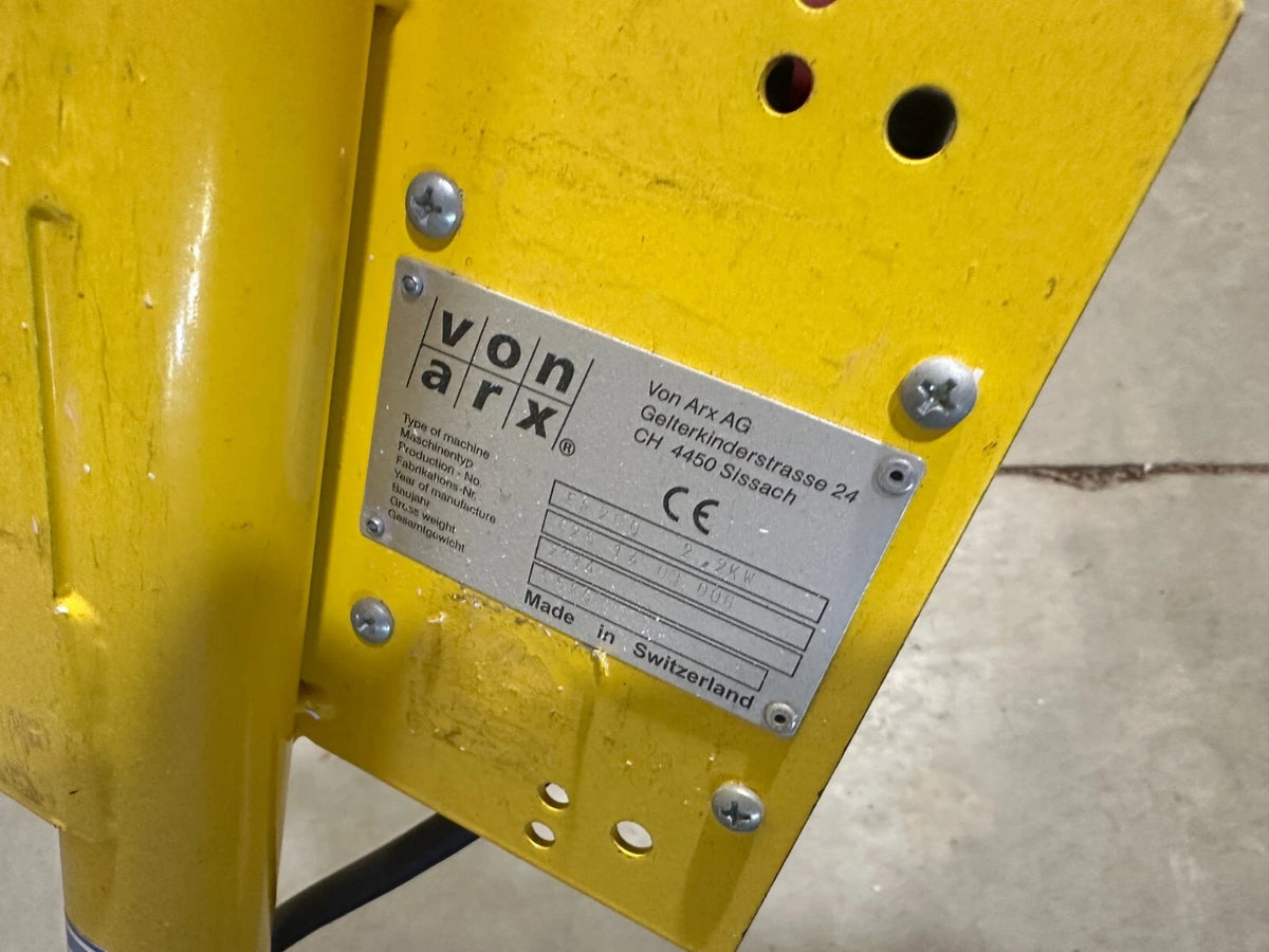 Von Arx FR200 oppervlaktefreesmachine met vijfhoekig blad, betonfreesmachine, dekvloerfreesmachine