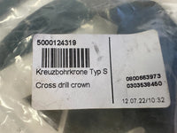 Wacker Ratio kruisboorbeitel type: S, 90 mm, flexibel in diameter en diepte