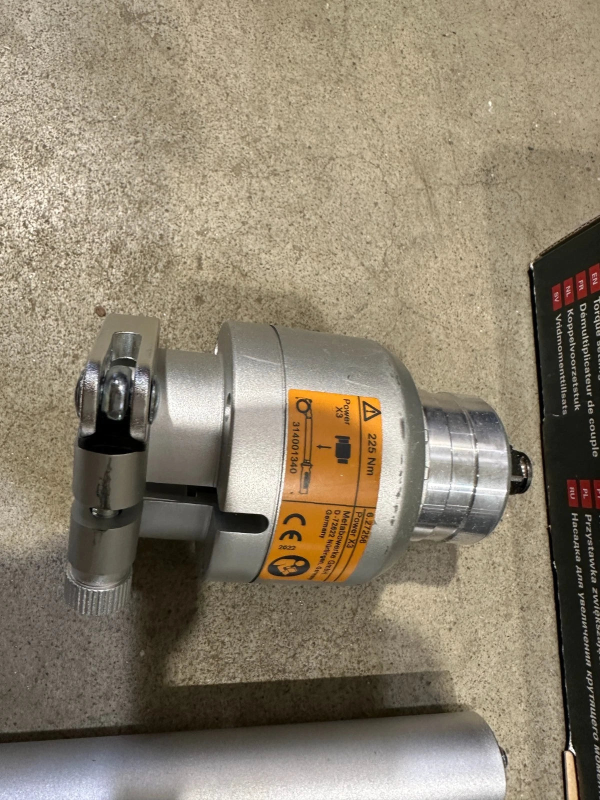 Metabo Power X3 225 Nm Opzetstuk nr. 42