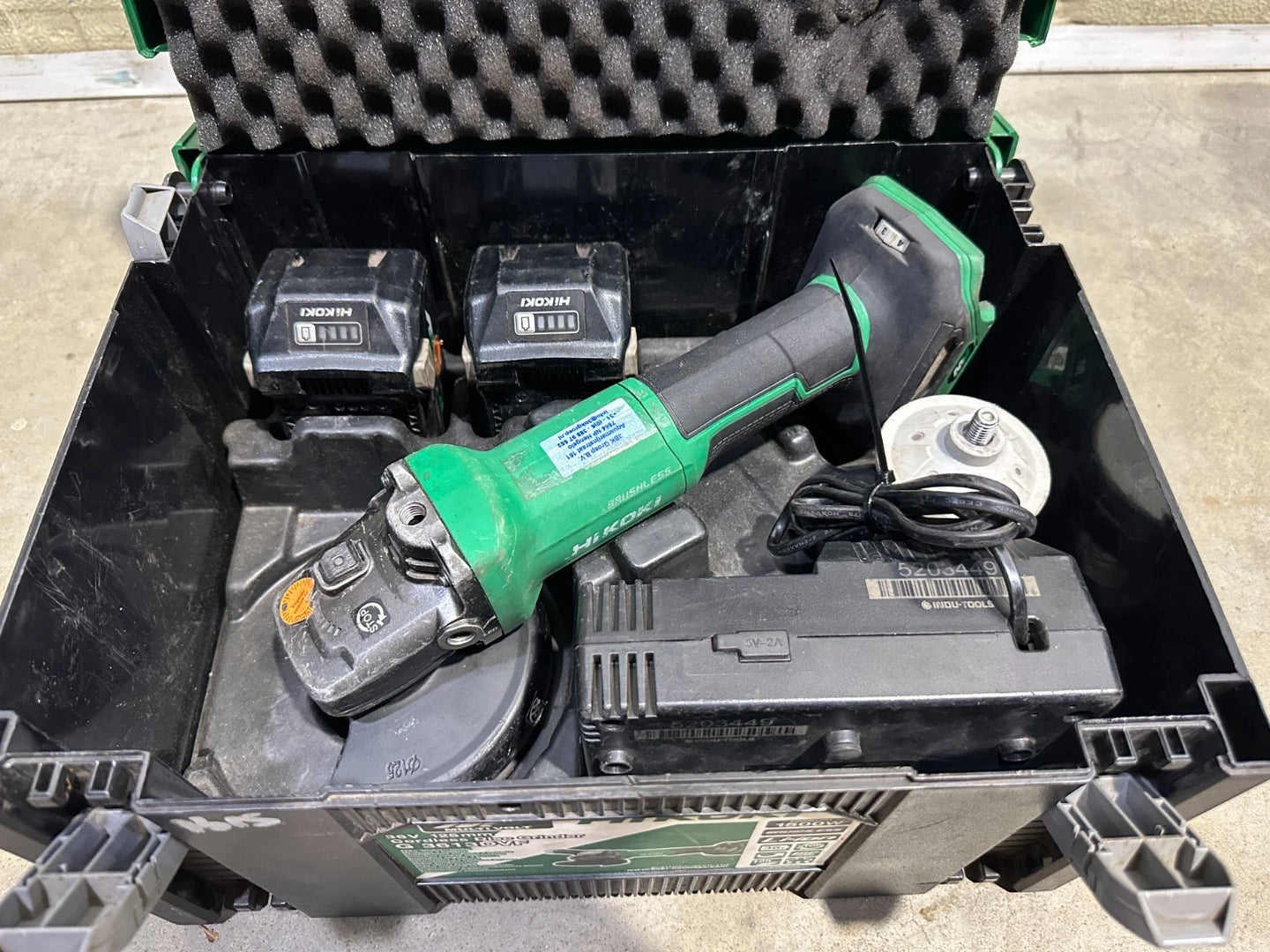 Hikoki G3613 DVF Akku Winkelschleifer 791