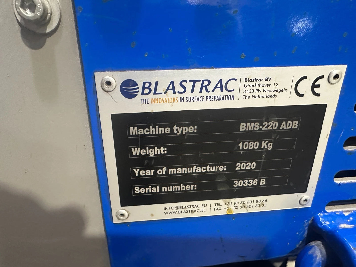 Blastrac BMS-220 ADB  Stripper Silent Bodenbelagsentferner stripper 1142 kg