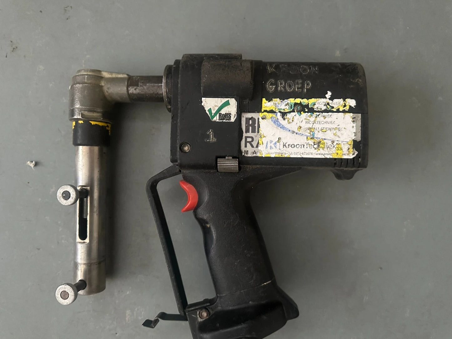 Rehau A2 Perstang Pers Persmachine Accu-schuifhulsapparaat SOLO