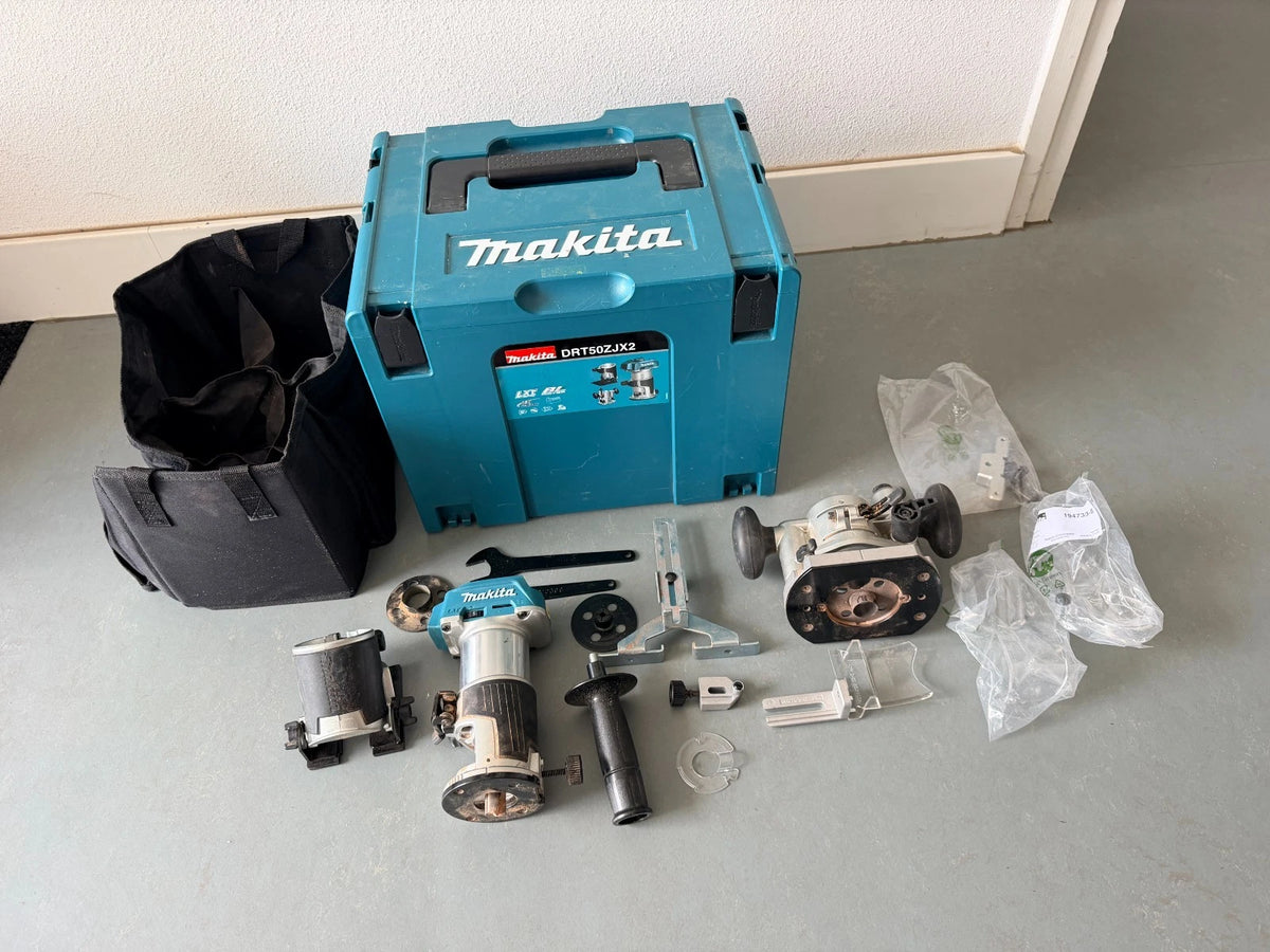 Makita DRT 50  ZJX2 Akku Multifunktionsfräse 18 V ohne Akku/Ladegerät