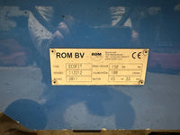 Rom Ecofit pijpreinigingsmachine 150 bar - 100 l/min, inbouwmodel met radiografische afstandsbediening