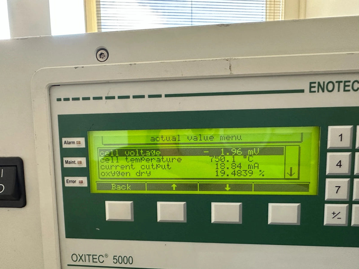 ENOTEC OXITEC 5000 GAS ANALYZER SYSTEM