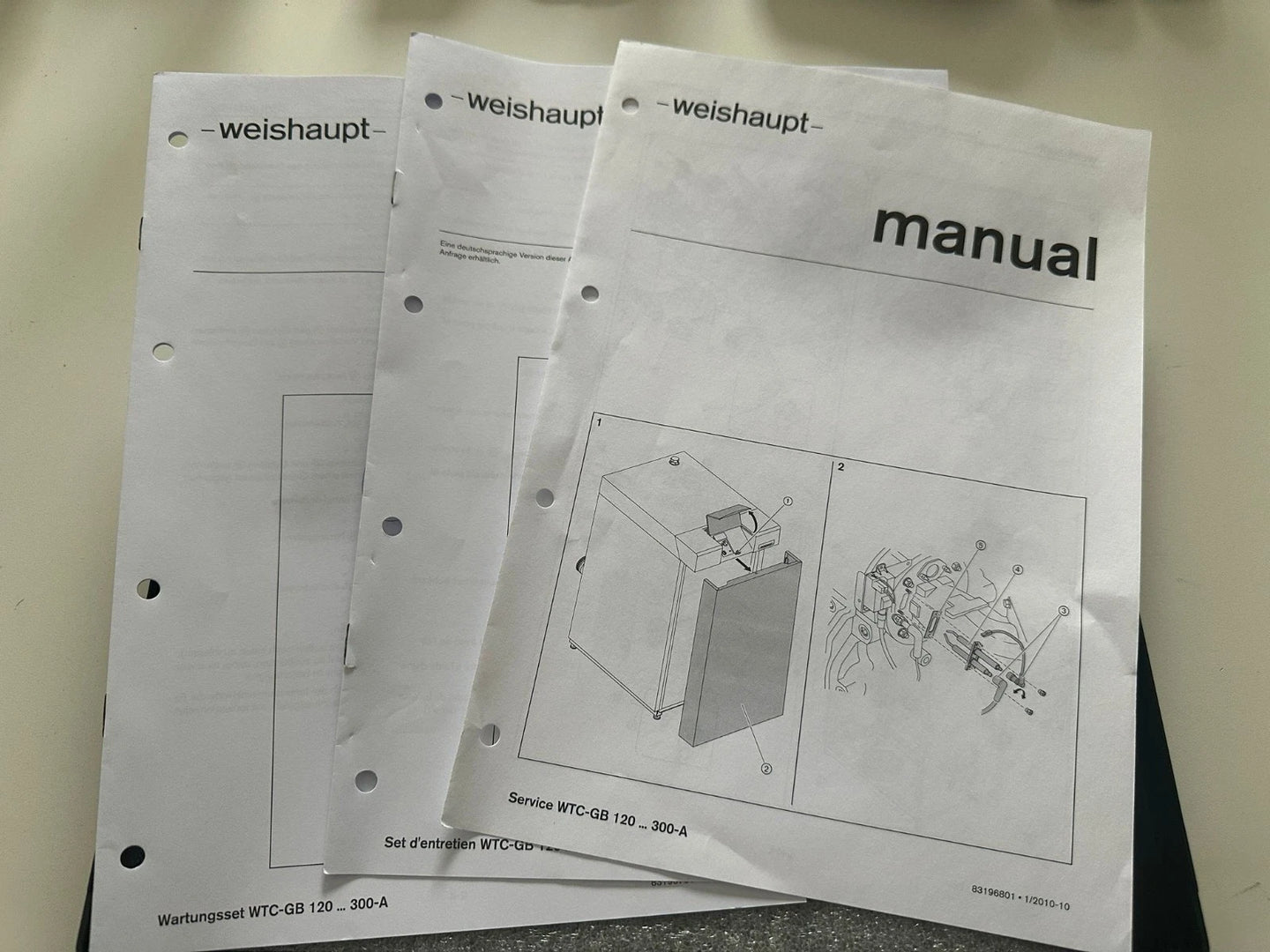 Weishaupt onderhoudsset WTC 120-A