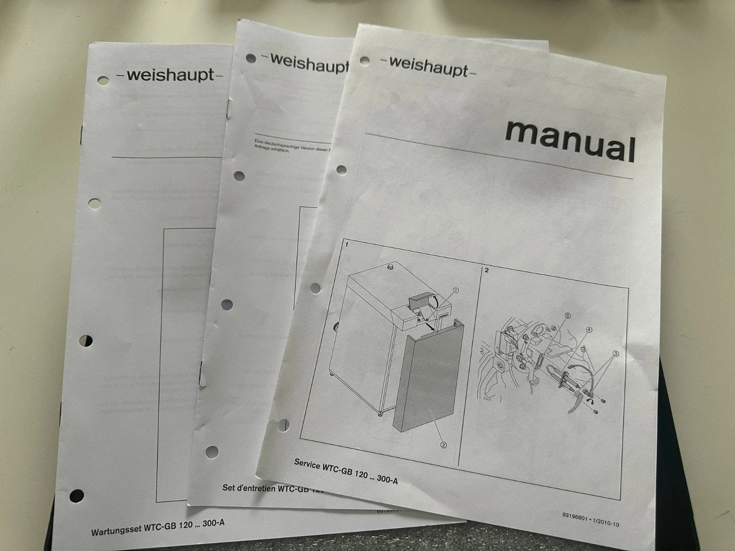 Weishaupt onderhoudsset WTC 120-A