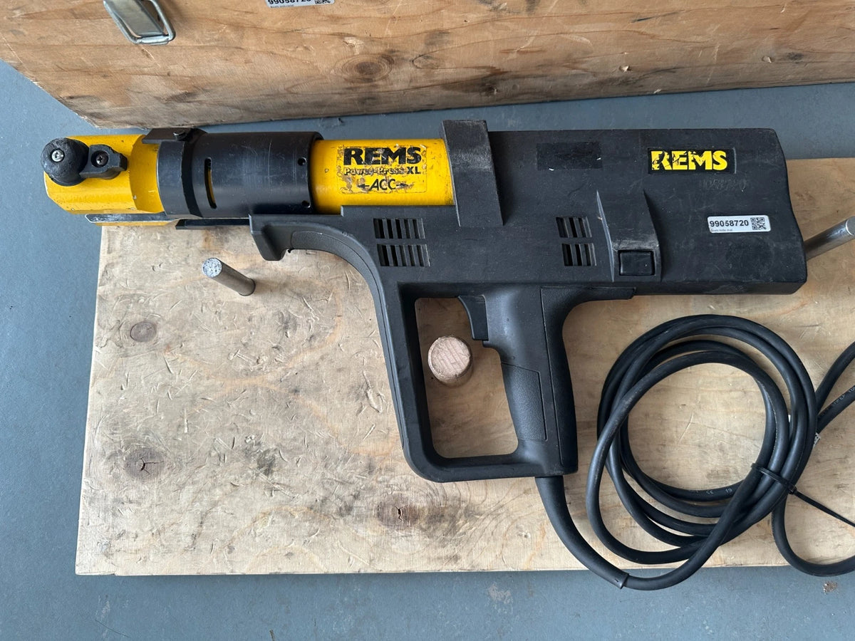Rems Power Press XL Pressmaschine Z6 Z2 Adapter Pressringen M42 54 und M22 28 35