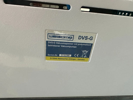 Wegoma dvs-g pneumatische vacuümklem 400 mm x B 130 mm