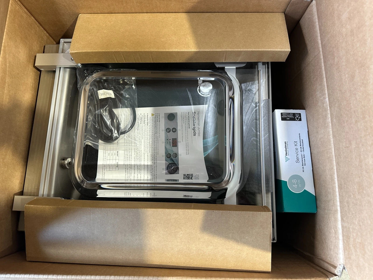 Henkelman Jumbo vacuümsealer met 35 kamers, geschikt voor sous-vide gebruik, NIEUW