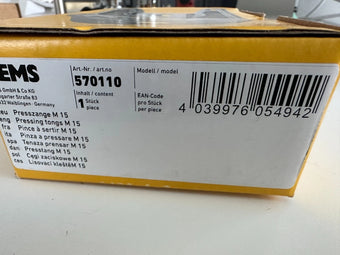 compare product Rems Pressbacken Mapress M22