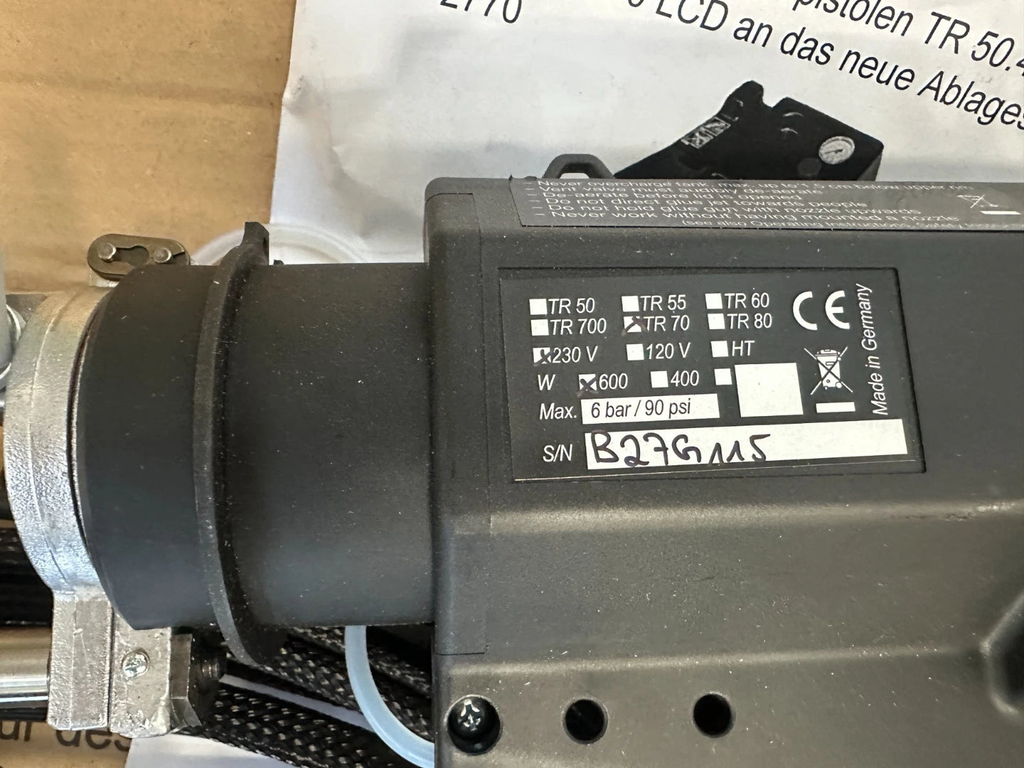 REKA TR 70 LCD Lijmtechniek Heetlijmpistool