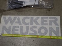 2 originele Wacker-logo stickers 160mm x 470mm