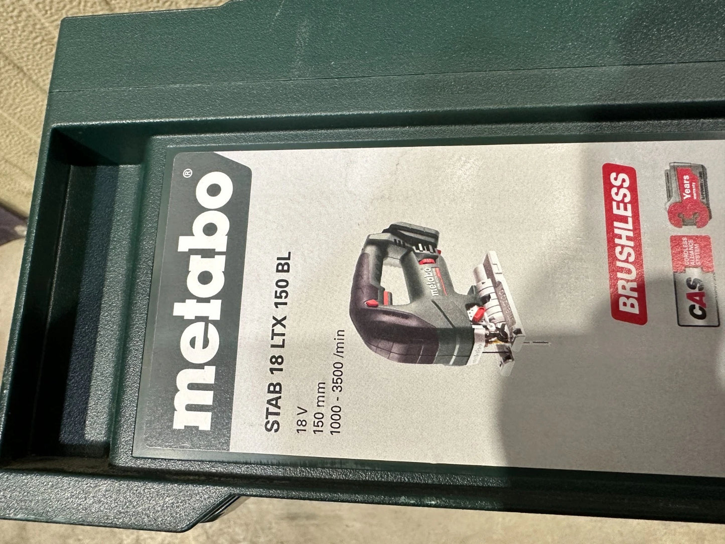 Metabo STAB 18 LTX 150 BL Solo 18V metaBOX Accu Decoupeerzaag Nr.44