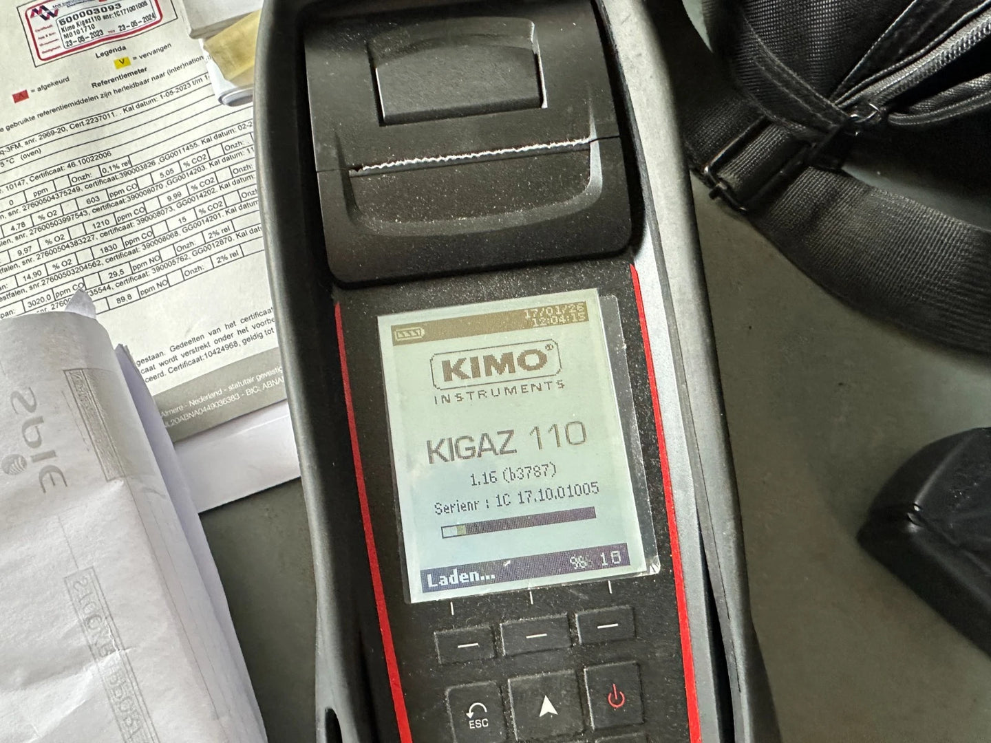 Uitlaatgasanalysator KIMO KIGAZ 110 nr107