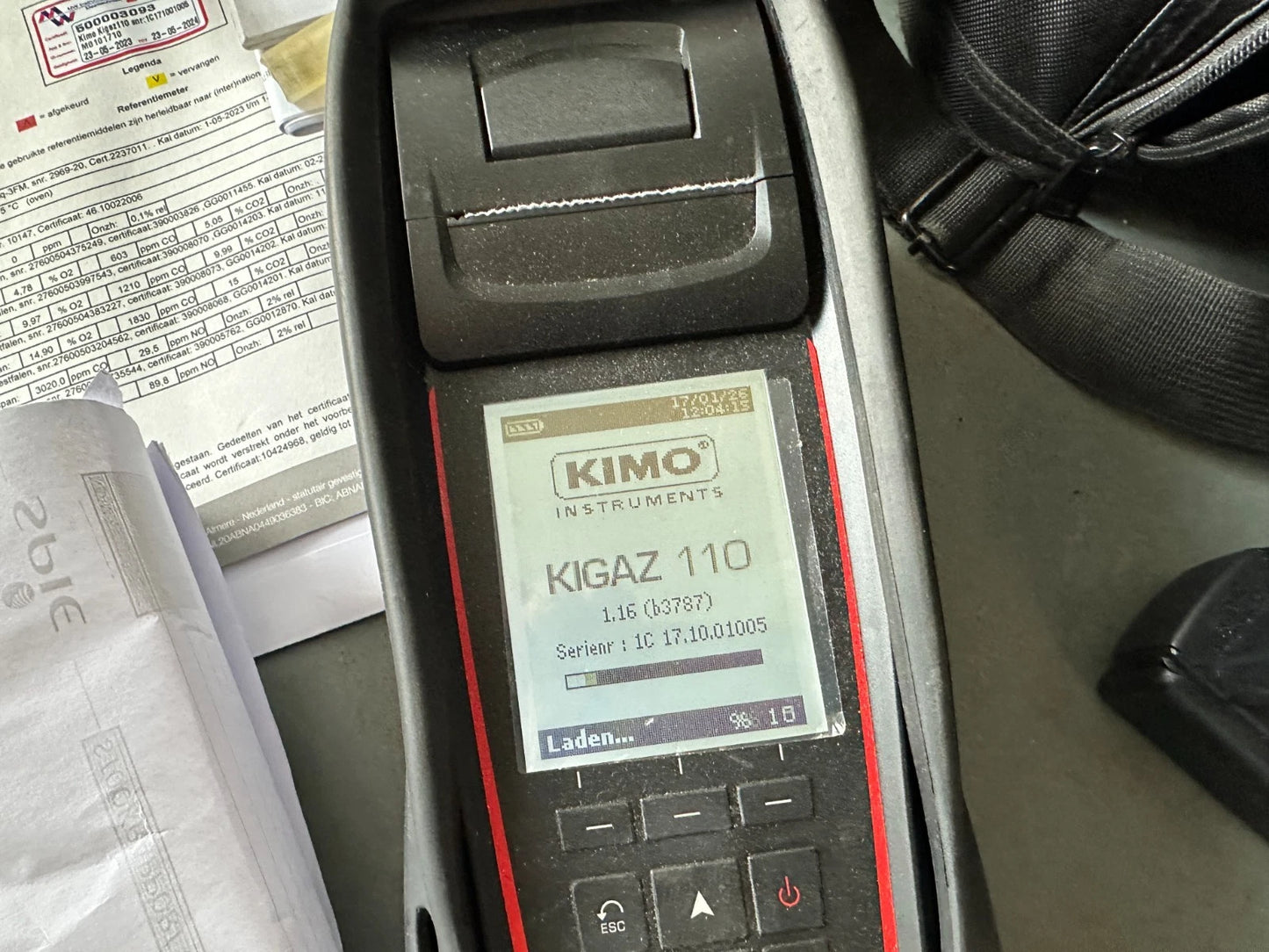 Uitlaatgasanalysator KIMO KIGAZ 110 nr107
