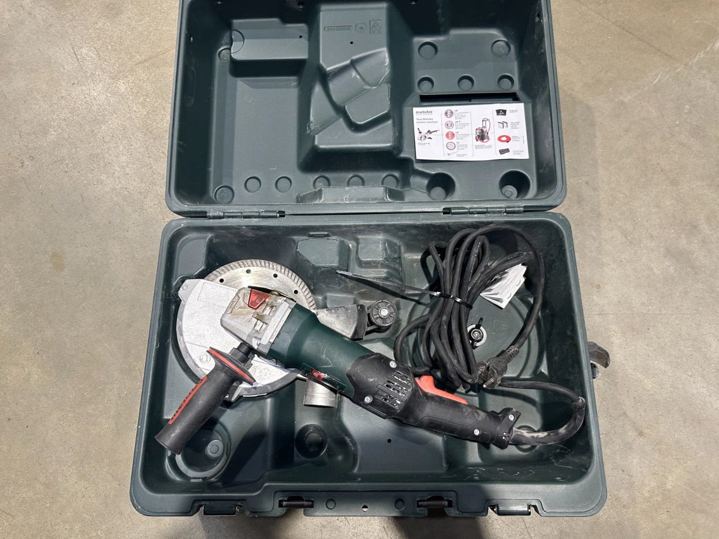 Metabo WE 19-180 Quick RT haakse slijper