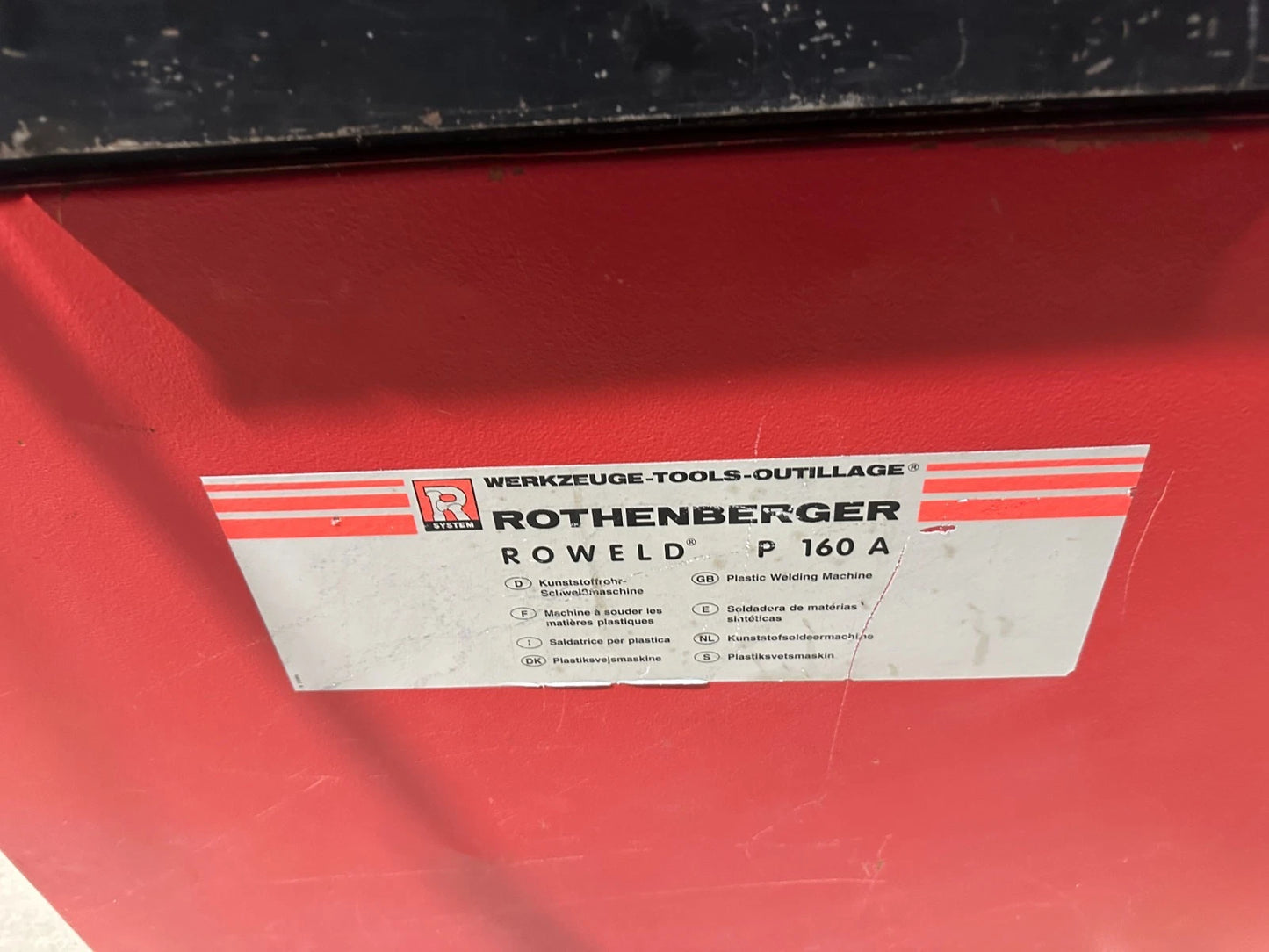Rothenberger Stomplasmachine ROWELD P 160 A