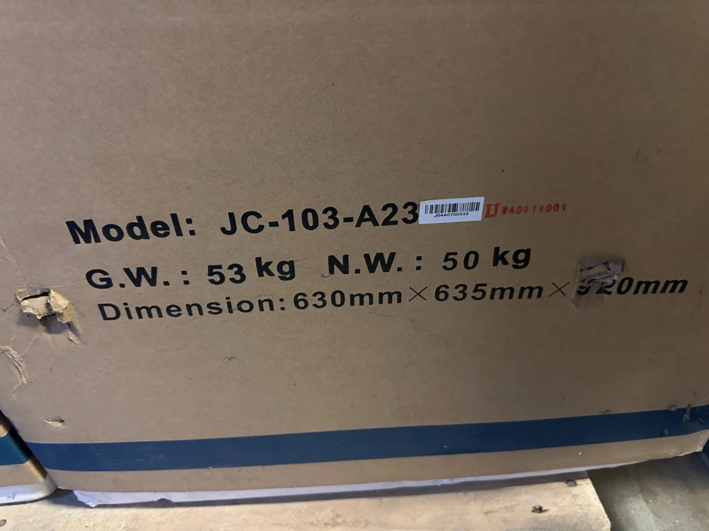 AIRCOOL JC 103-A23 wijnkoeler wijnkast wijnkoelkast met glazen deur 103L