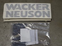 2 originele Wacker-logo stickers 160mm x 470mm