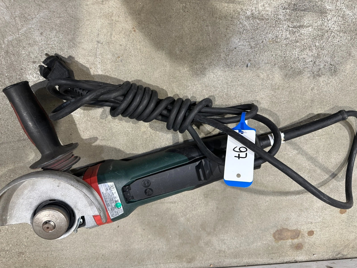 Metabo WPB 13-125 QUICK Haakse slijper Nr.97