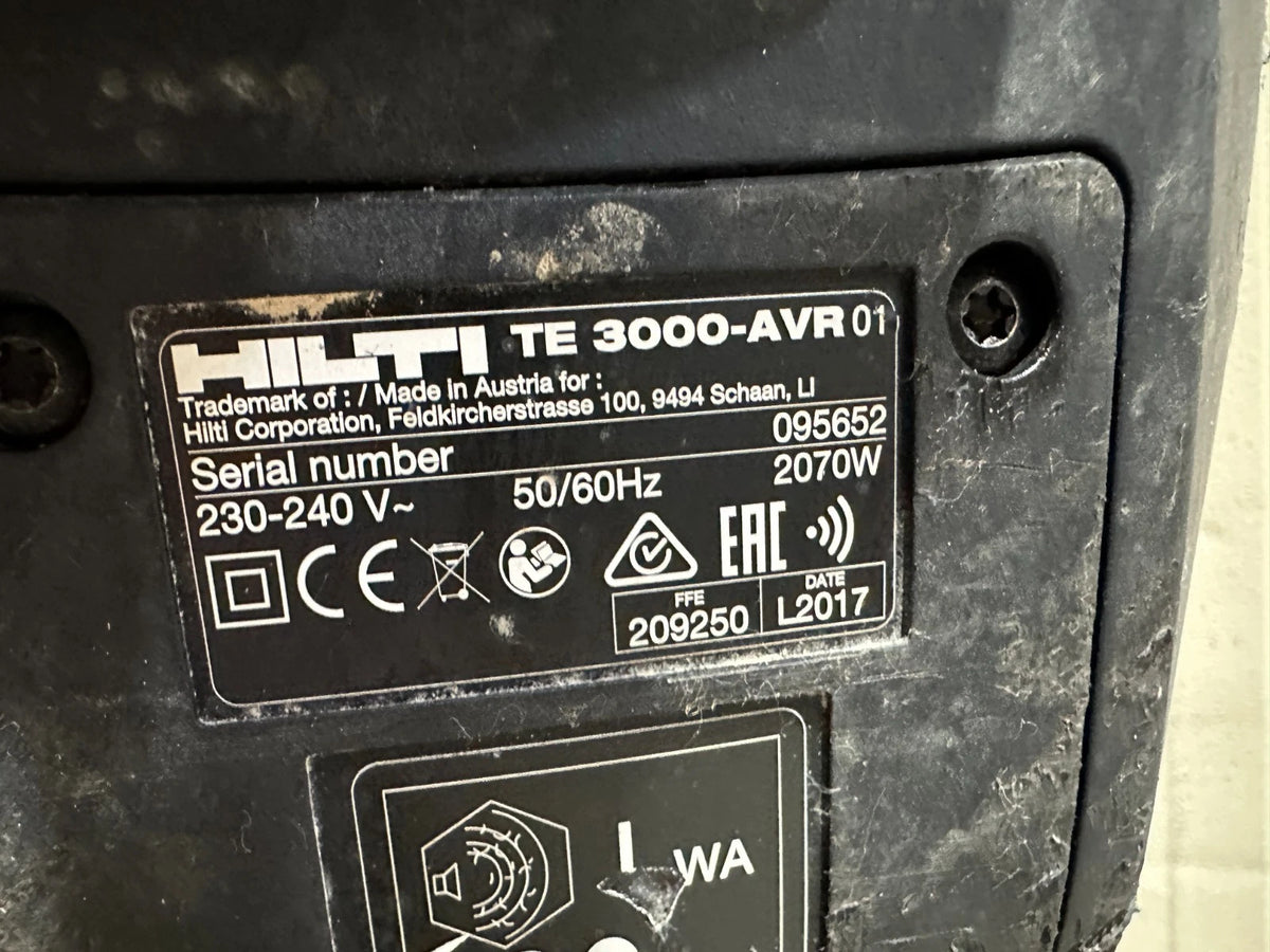 Hilti TE 3000 AVR Abbruchhammer Meisselhammer
