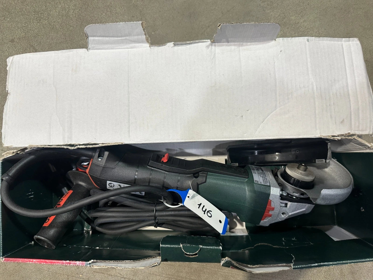 Metabo WEPBA 20-125 QUICK DS BL haakse slijper nr. 146