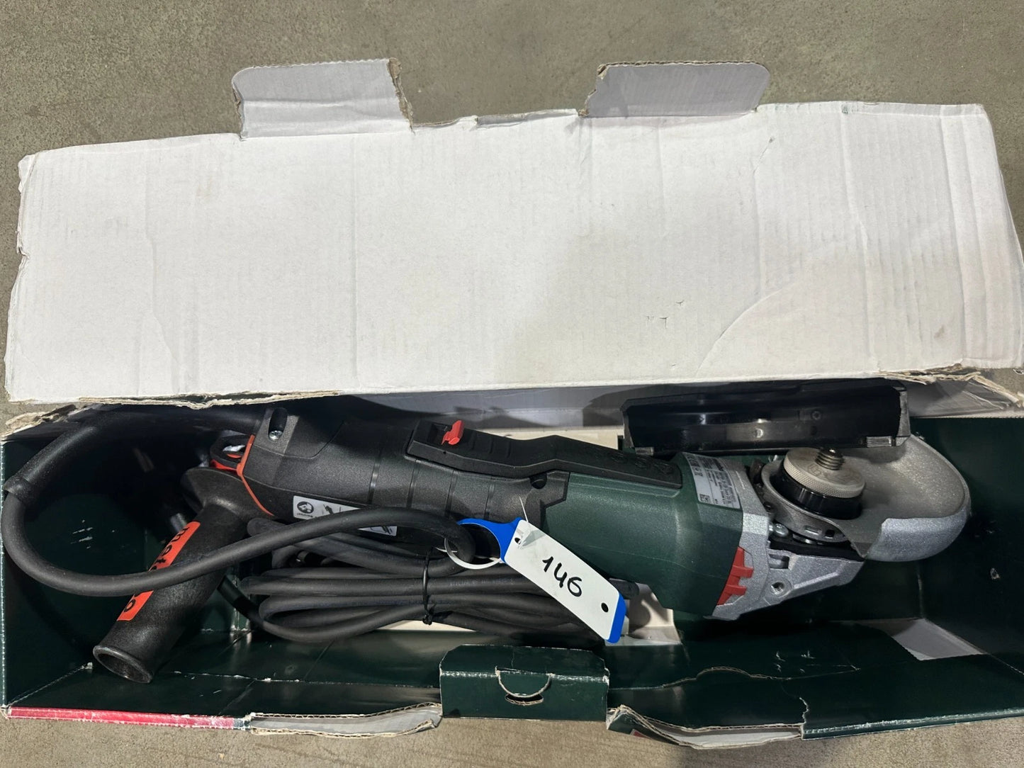 Metabo WEPBA 20-125 QUICK DS BL haakse slijper nr. 146