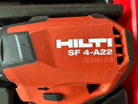 Hilti SF 4-A22  Akku/Ladegerät Akkuschrauber  Vorführgerät
