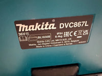 Makita DVC 867  L ohne Akku/Ladegerät Kabellos Bl LXT Klasse I Trocken Staubsaug