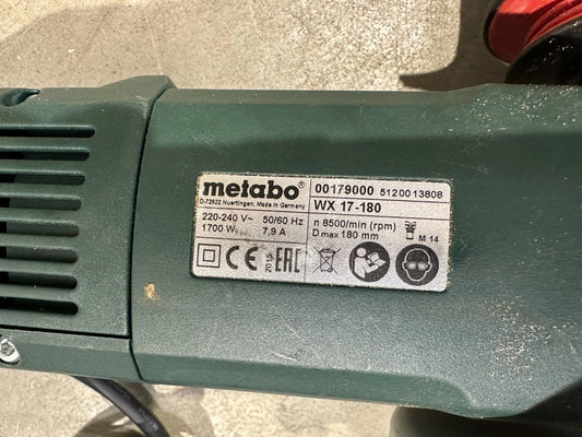 Metabo WX 17-180 Haakse slijper Nr.103