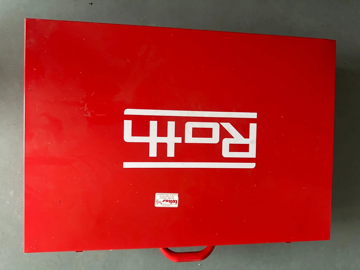 ROTH persbekken 17 20 26 met persfittingen