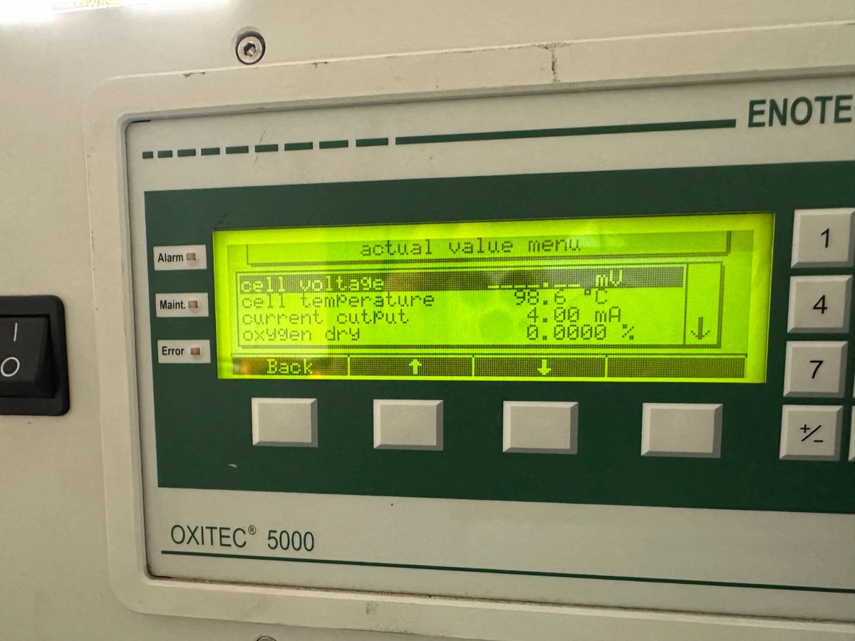 ENOTEC OXITEC 5000 GAS ANALYZER SYSTEM