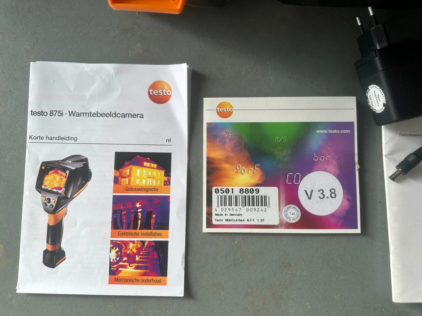 Testo 875-1i warmtebeeldcamera + toebehoren thermografieapparaat energieadvies