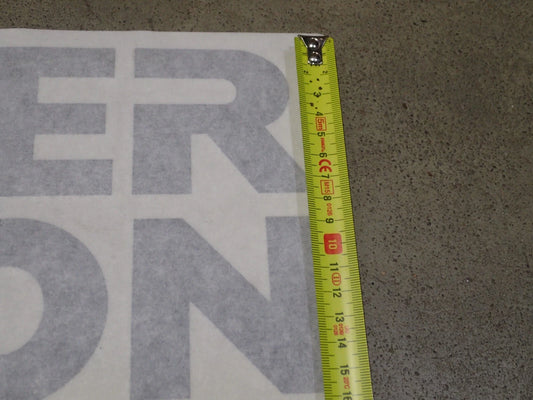 2 originele Wacker-logo stickers 160mm x 470mm