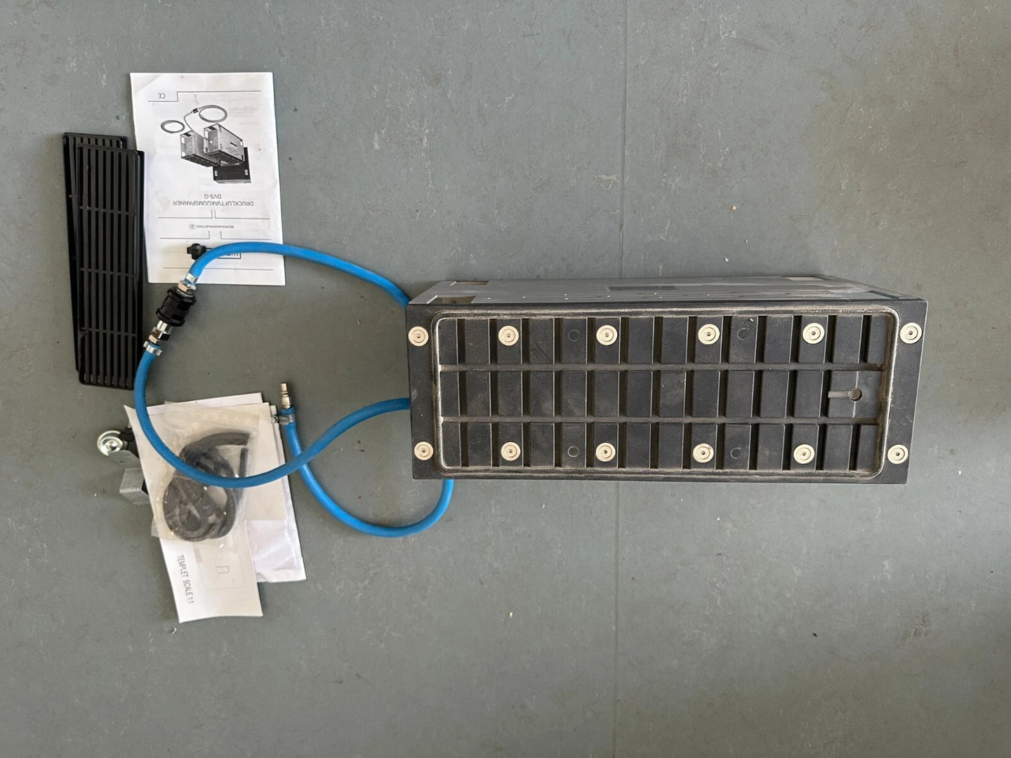 Wegoma dvs-g pneumatische vacuümklem 400 mm x B 130 mm