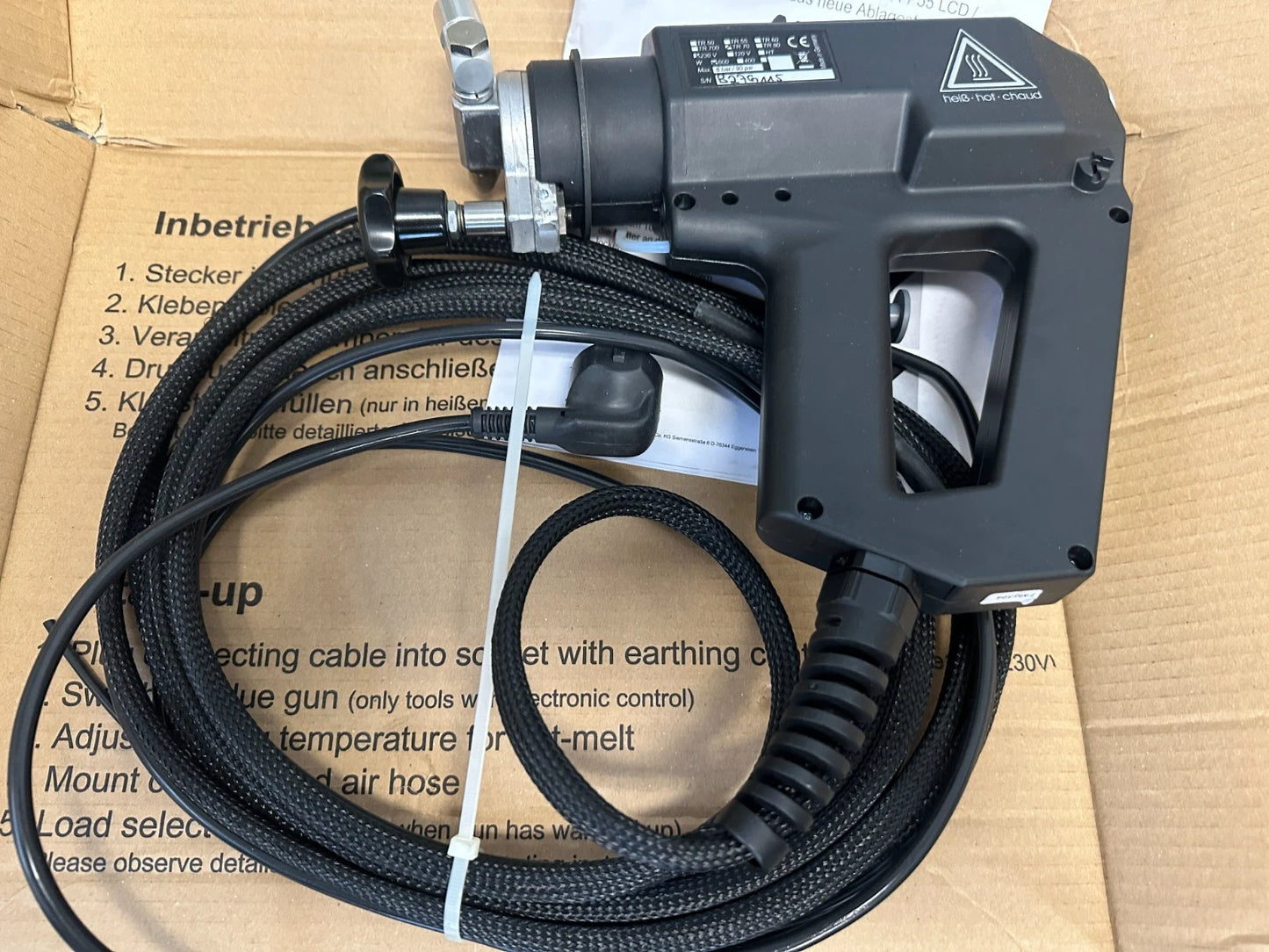 REKA TR 70 LCD Lijmtechniek Heetlijmpistool