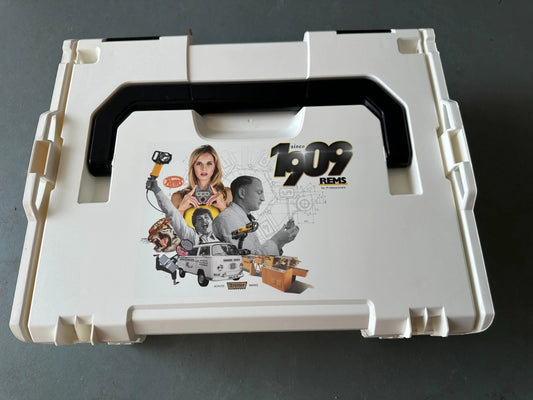 Rems-behuizing voor MINI Akku-Press ACC L-Boxx met inzetstuk voor 22V / 14,4V