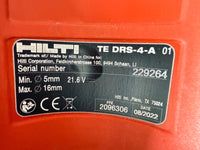 Hilti TE 4-A22 mit Hilti TE DRS-4-A  Ohne Akku und Ladegerät Bohrhammer